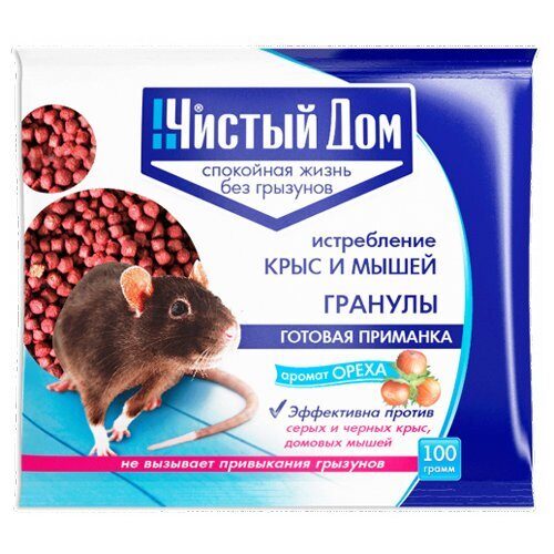 Чистый Дом гранулы 125г с зап ореха (ТехноЭкспорт)(50шт)