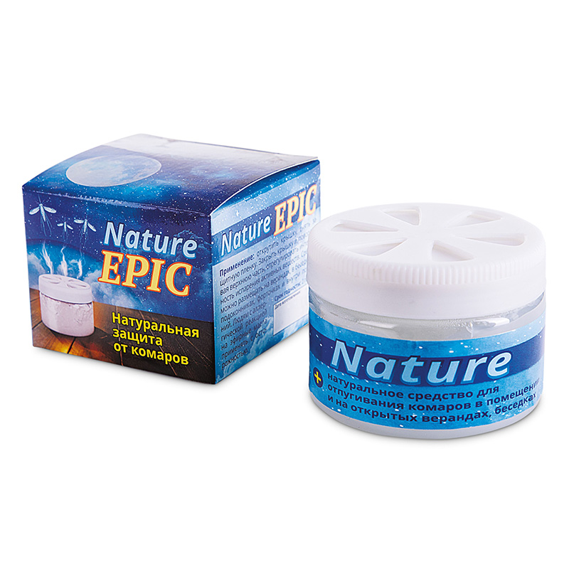 Гель репеллент на эфирных маслах NATURE EPIC 50мл (Ваше Хоз)(40шт)