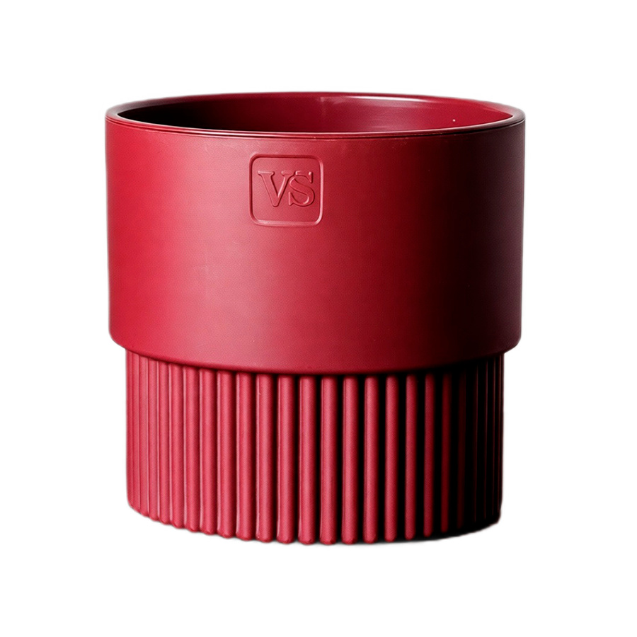 Бостон 1,6л бордо цилиндр с дренажной системой (Крассула)(10шт)