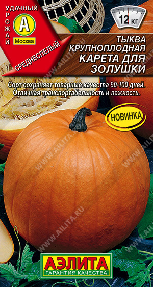 Тыква Карета для золушки 1г (Аэлита)