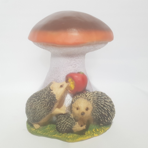Садовая фигура Гриб Белый с ежами яблоком средний (АгроФор)