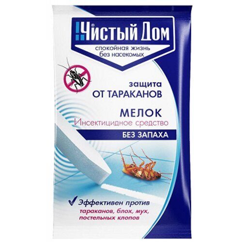 Мелок Чистый Дом от тараканов 20г (ТехноЭкспорт)(250шт)