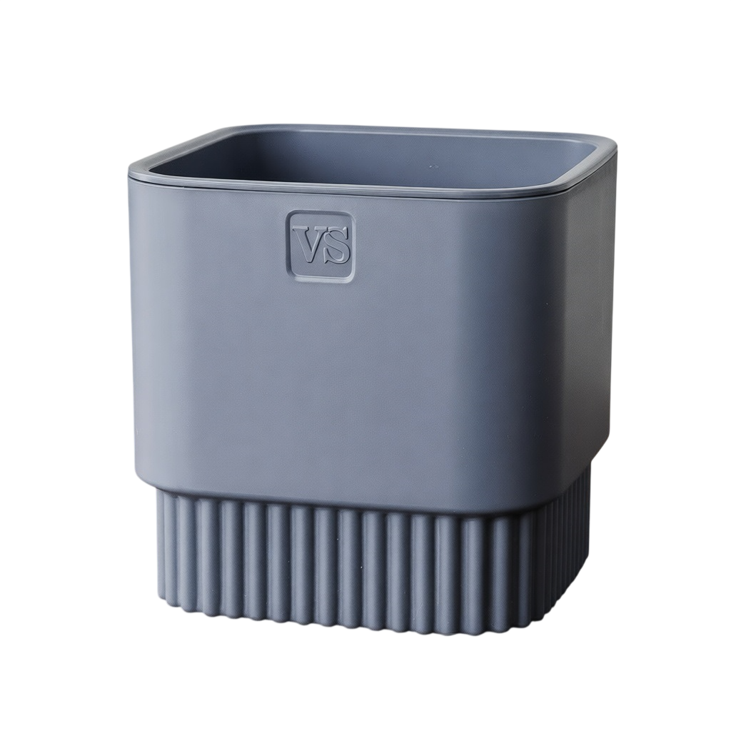 Бостон 2,7л антрацит квадрат с дренажной системой (Крассула)(10шт) 