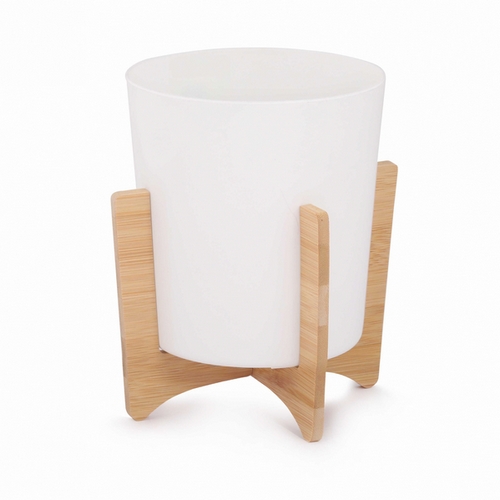 Алессия кашпо 1,8л белый (Альтерн)(15шт)