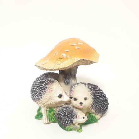 Садовая фигура Гриб с тремя ежикоми 10822 (26см) (ВПС)