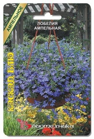 Лобелия Каскад Блю ампельная однолетник 1000шт (Биотехника)